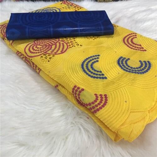African Guinea Bazin Brocade Damask Fabric for Femme Robe New Bazin Riche Brode with Swiss Cotton Lace BT30