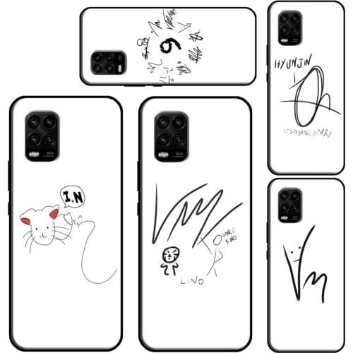 Stray Kids Signature Case For POCO X3 Pro M3 F2 F3 Back Cover For Xiaomi Mi 11 Ultra Note 10 Lite Mi 9T 10T Pro