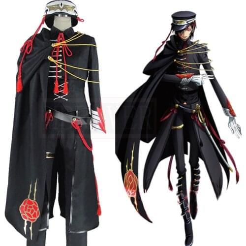 Code Geass Lelouch of the Rebellion Code Black in Ashford Full Set Halloween Cosplay Costume Custom Made