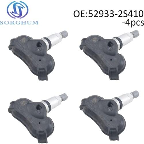 4pcs 52933-2S410 Tire Pressure Sensor TPMS 433MHz Fits For Kia Sportage For Hyundai IX35 Elantra Equus