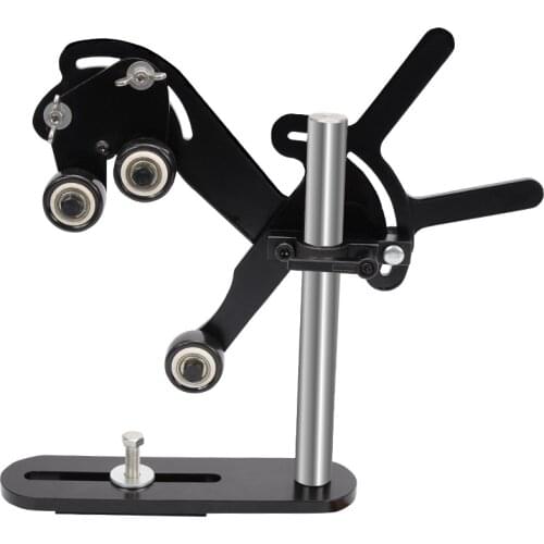 Woodworking Lathe Center Frame, Stable Support Parts, 3-Wheel Stabilizer, Clamping Auxiliary Tool