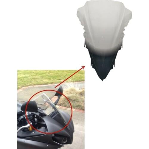 For Yamaha YZF1000 YZF-1000 R1 2009 2010 2011 2012 2013 2014 YZF-R1 09-14 Motorcycle Windshield Spoiler Smoke Black Transparent