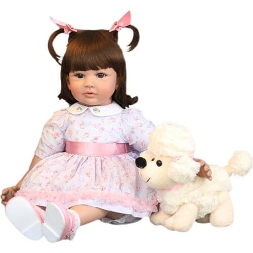 Princess Sue brand Silicone Reborn Baby Doll Toy Realistic Vinyl Princess Toddler Bebe reborn Child Gift Girl Brinquedo