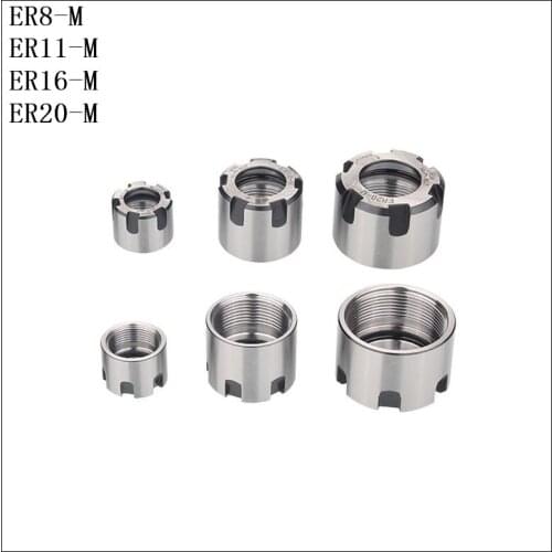 ER8-M / ER11-M / ER16-M / ER20-M Engraving Machine Principal ER Type Clamping Nut Collets Chuck CNC Milling Turning Tools