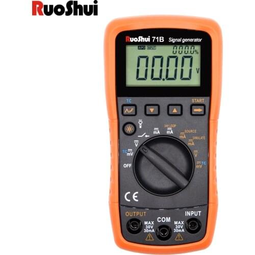 RuoShui signal generator sdr function frequency counter process calibrator Analog Transmitter Source Simulator thermocouple test