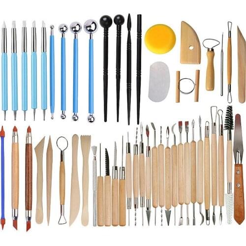 51 piece clay sculpture clay tool carving combination art knife pottery craft