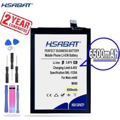 New Arrival [ HSABAT ] 6500mAh MH60 Replacement Battery for Motorola Moto mh60 1ICP6/66/90