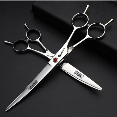Hair Salon Professional Hairdressing Scissors Set 6" 7" Hairdresser Sliding Scissors Barber Scissors Cutting Willow Shears 4PCS