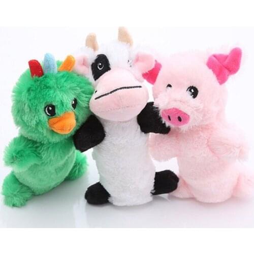 Plush Dog Toys For Small Large Dogs Animal Shape Plush Pet Puppy Squeaky Chew Bite Resistant Toy Pets Accessories Supplies