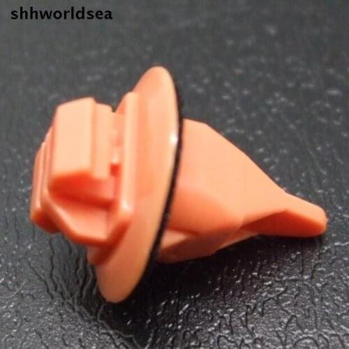 Shhworldsea automotive plastic fasteners for Toyota 75397-35010 75395-35070 wheel flare moulding clip with sealer 500pcs