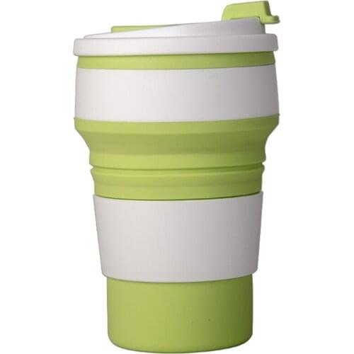 Water Cup Polychromatic 4 Colors Kitchen Tool Folding Water Cup Creative Travel -50-200