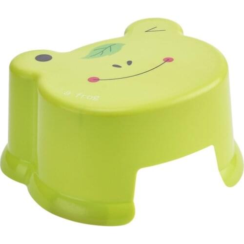 Cartoon Living Room Thicken Plastic Stool Bathroom Anti-Slip Bench Stool Animal Pattern Small Step Stool Childrens Stool