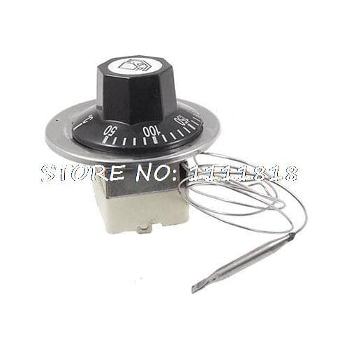 Electric Oven 50-300C N.C Temperature Capillary Thermostat 220V 16A w 56mm Probe