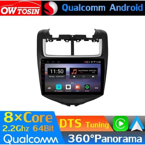 Qualcomm 8Core Android Car Media For Chevrolet Aveo 2014-2018 GPS 360 Panoramic Radio CarPlay Auto DTS HIFI Optical HDMI DSP 4G