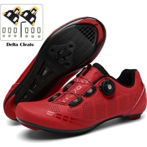 Road Cycling Shoes Men Flat MTB Shoes Speed Bike Sneakers Women Cycle Trainers Ultralight Self-Locking Cleats Bicycle Footwear