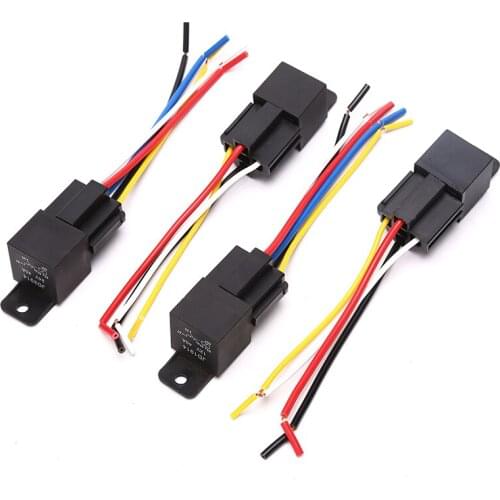 Waterproof Automotive Relay 12 V/24 V 4P / 5P Car Relay For Car Audio System