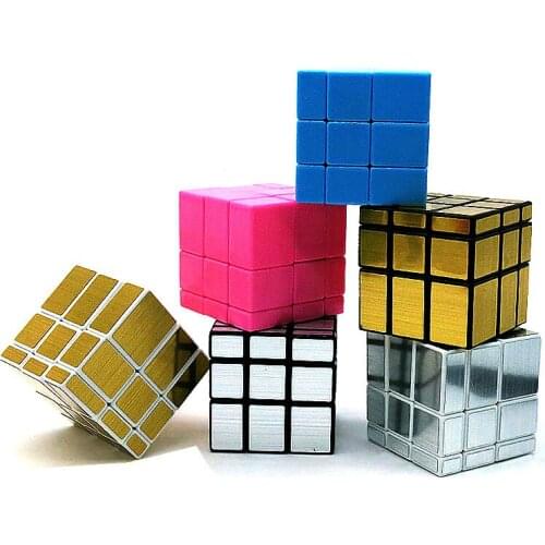 Shengshou Mirror Cube Puzzle 3x3x3 Magic Speed Professional Puzzle Cubo Magico Toys for Children Mirror Blocks 3x3 Cube