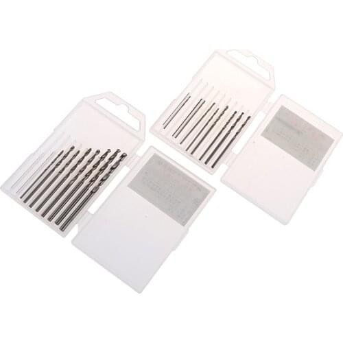 10Pcs/Box High Quality Mini Drill HSS Bit 0.8mm-3.0mm Straight Shank PCB Twist Drill Bits Set