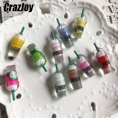 3pcs Coffee Star Cup Mold Children Clay Charms For Decoration Filler para Slime supplies Cute Filler Lizun Accessories Toys