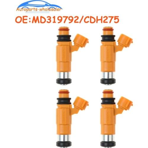 4 Pcs/lot Car MD319792 CDH275 For Yamaha F150 Mitsubishi 1997-2004 Diamante 3.5L V6/97 Montero 3.0L V6 Fuel Injector nozzle