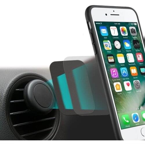 8PCS Metal Plates Sticker Replace for Magnetic Car Mount Holder Cell Phone GPS