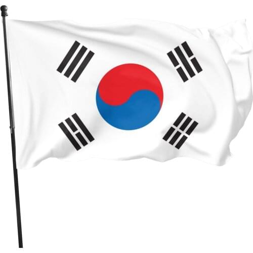 90*150cm South Korea Flag Polyester Flag Banner for Festival Home Decoration