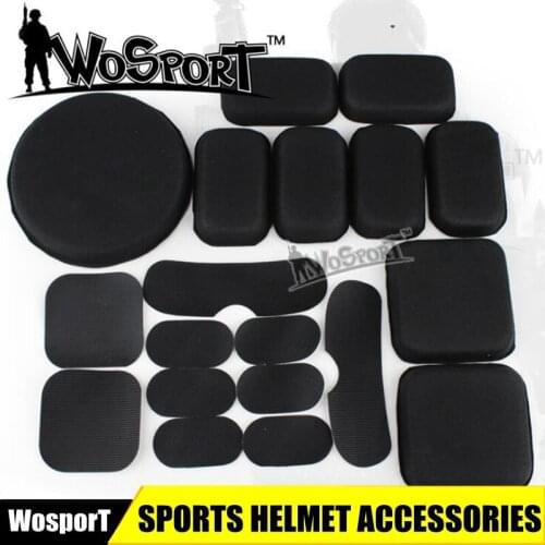 Tactical Fast Helmet Accessory Black Protective EVA Pads of Helmet Outdoor Airsoft Paintball Hunting Helmet Accessories