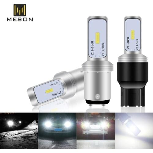 2PCS P21W PY21W BA15S 1157 BAY15D CSP T20 W21W 7443 W21/5W 1156 1860 LED 2 SMD Car Bulbs Turn Signal Lights Backup Lamp Parking