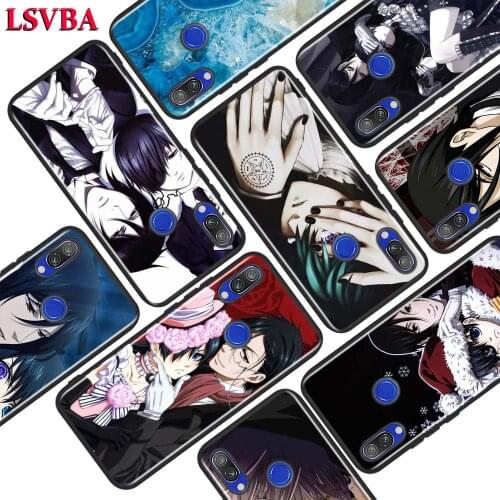 Black Butler for Xiaomi Redmi 10X Pro 5G 9C 9A 9I 9T 9 GO K30S Ultra K20 8A 8 7A 7 S2 6A 6 5 5A 4X Pro Phone Case