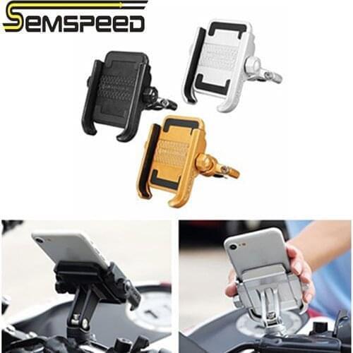Motorcycle Bicycle Phone Stand Holder For Yamaha Honda Kawasaki BMW Suzuki Fit for xiaomi Huawei iphone 4-6.4 Mobile phones