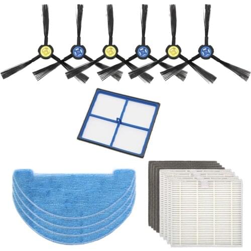 For ILife V8 V8S X750 X800 X785 V80 Robot Vacuum Cleaner Spare Parts Replacement Side Brush Hepa Filter Mop Cloth