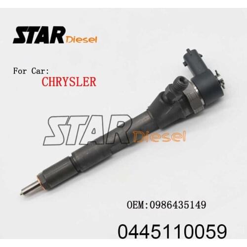 Inyector 0986435149 Fuel Injector 0445110059/0 445 110 059 Auto Repair Kits 0445 110 059 for CHRYSLER VOYAGER 2.5/2.8 CRD