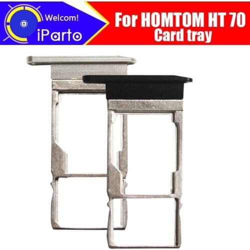 HOMTOM HT70 Card Tray 100% Original New High Quality SIM Card Tray Sim Card Slot Holder Repalcement for HOMTOM HT70