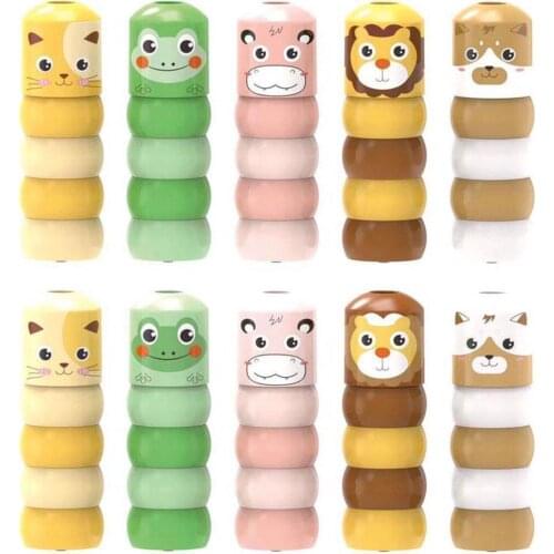 Can't Defeat The Little Wooden Man Toy Immortal Characters Unbreakable Toy Christmas Daruma Cartoon Man Fun Gifts R1I3