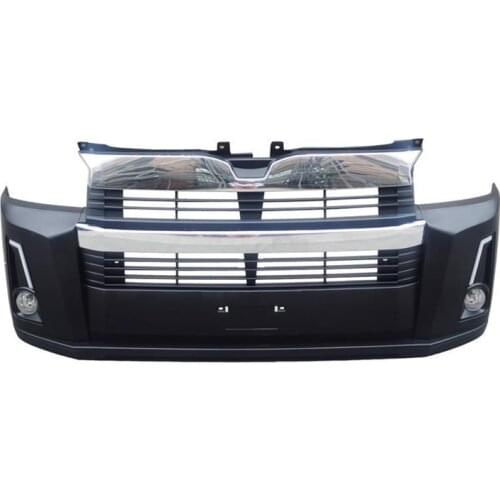 New hiace parts 2005-2018 Hiace upgrade and modification accessories become 2019 new Hiace body kit complete bumper send by sea