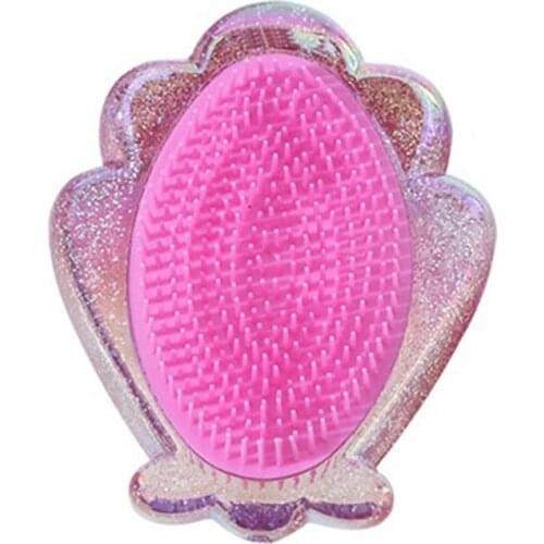 2020 New Style Bright Color Shell Comb Portable Hairdressing Comb Beauty Tool Customizable
