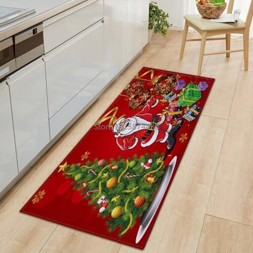 Rectangle Kitchen Mat Entrance Doormat Bedroom Floor Decoration Living Room Carpet Bathroom Water absorption Anti-slip Rug