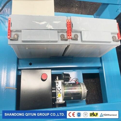 Qiyun CE&ISO Hydraulic 10m 500kg Hydraulic Electric Mobile Scissor Lift Platform with ODM/OEM