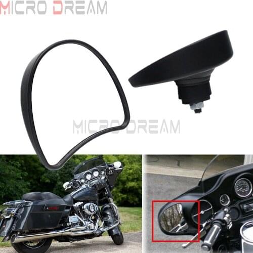 2014-2020 Motorcycle Adjustable Rearview Mirror For Harley Touring Electra Glide Street Glide Inner Fairing Mount Side Mirrors