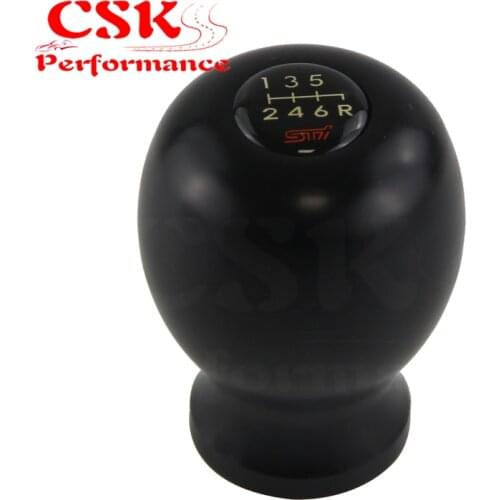 6MT Shift Knob Legacy GDA GDB GC8 BLACK FOR JDM Su baru WRX Impreza STI 6MT Shift Knob Car gear knob