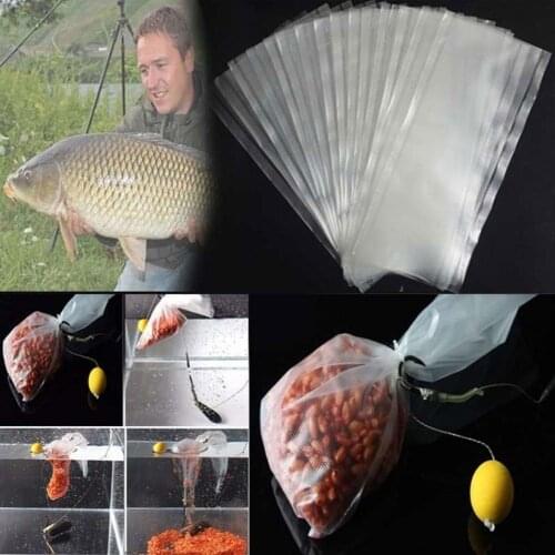 Fishing tackle 50Pcs Outdoor PVA Mesh eco-friendly material Carp Lure Fishing Bait Bag Water Soluble Tackle Tool рыбалка снасти