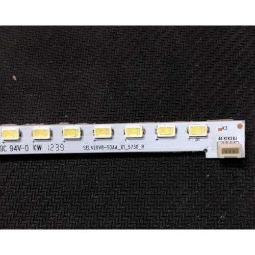 2 PCS New LED Backlight SEL470FY(LDF-200)-X4-R/L Replacement For Skyworth 42E615L SEL420V8-S0AA 5300-AZ420V8R0/L0