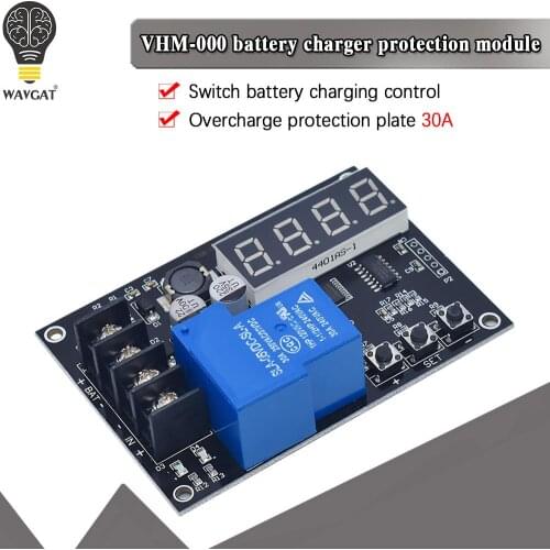 VHM-000 CNC Charge Control Module DC 6-60V Storage Lithium Battery Charging Protection Board for 12V 24V 48V XH-M600