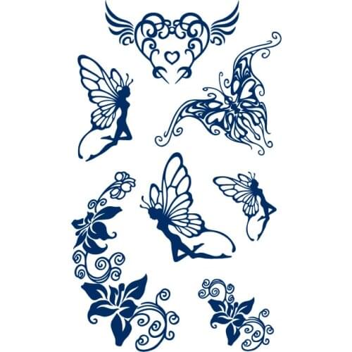 Butterfly/Dreamcatcher/feather/eyes of god/star Lasts 15 Days Waterproof Temporary Tattoos Men Flash Tatoo Fake Tattoo Sticker
