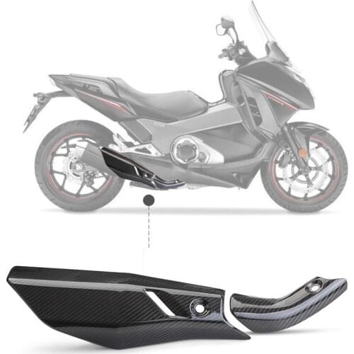 Motorcycle Middle Link Pipe Exhaust System Heat Shield Cover Guard Muffler Shell For Honda X-ADV 750 XADV750 XADV 750 2017-2019