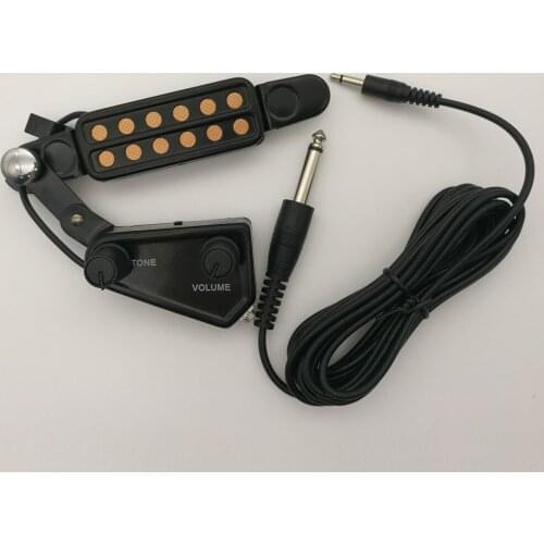 Acoustic Guitar Soundhole Pickup Classic Guitar Pickup External Guitar Accessories Parts Metal Material