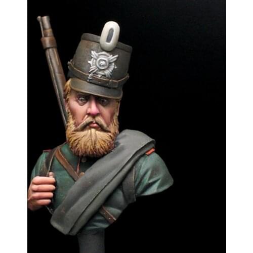 1/16 flankenfeuer-le-bourget-1870, historic, Resin Model Bust GK, Unassembled and unpainted kit