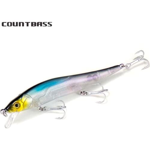 1pc Countbass Minnow 110mm Freshwater Minnow Anglers Fishing Lures, Wobblers Plug Hardbaits Jerk Your Baits