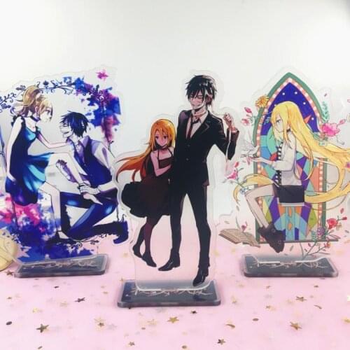1Pc Cute Angels of Death Anime Figure Acrylic Stand Model Toys Ray&Zack Action Figures Decor Cosplay DIY Collectible Gifts Toys