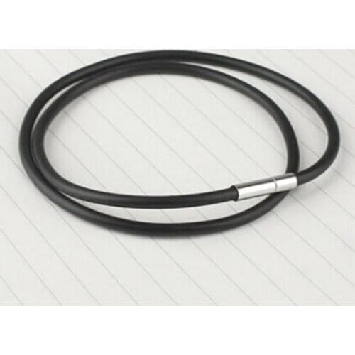 1pc Unisex Jewelry Mens Stainless Steel Necklace Clasp Cowhide PU Leather Cord Pendant Necklace